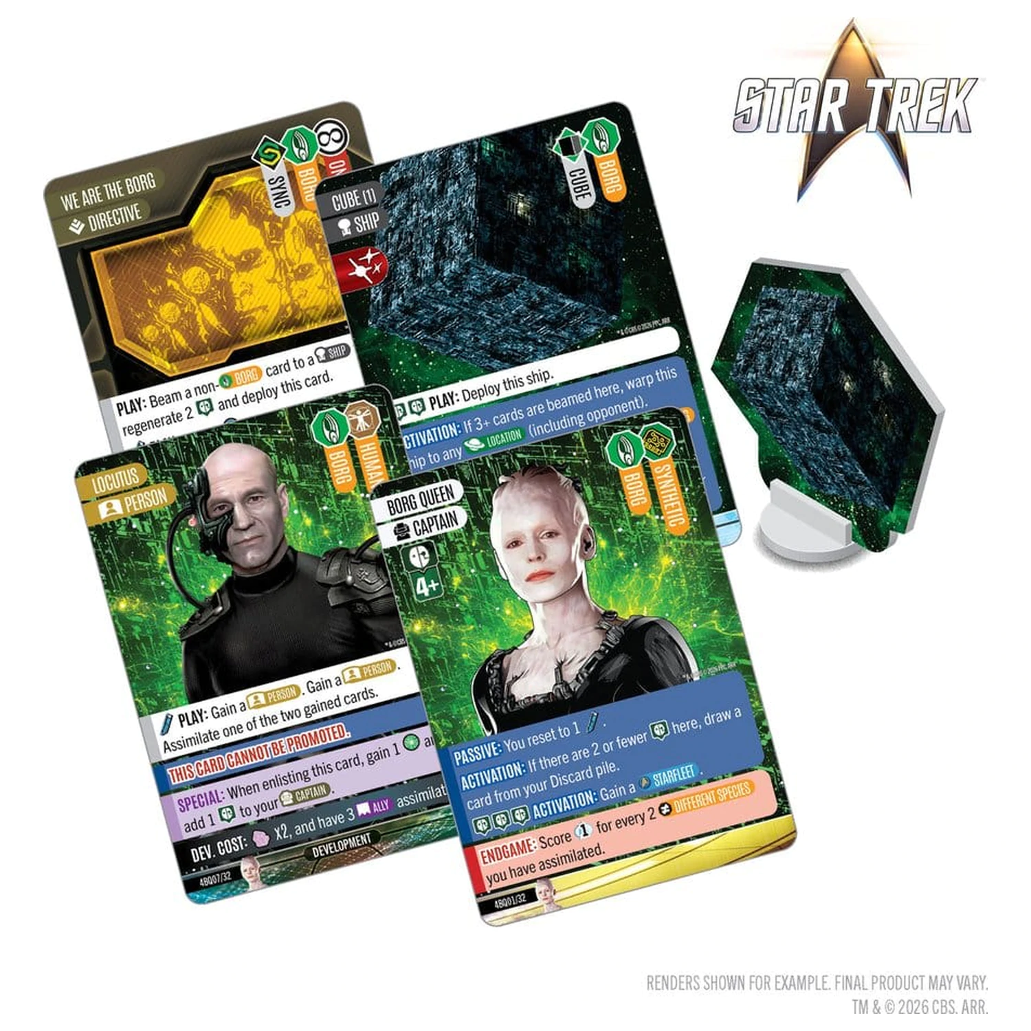 Star Trek: Captain's Chair Card Game: Resistance is Futile *English Version* product photo