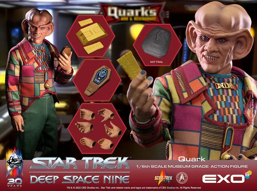 Star Trek: Deep Space Nine Action Figure 1/6 Quark 28 cm product photo