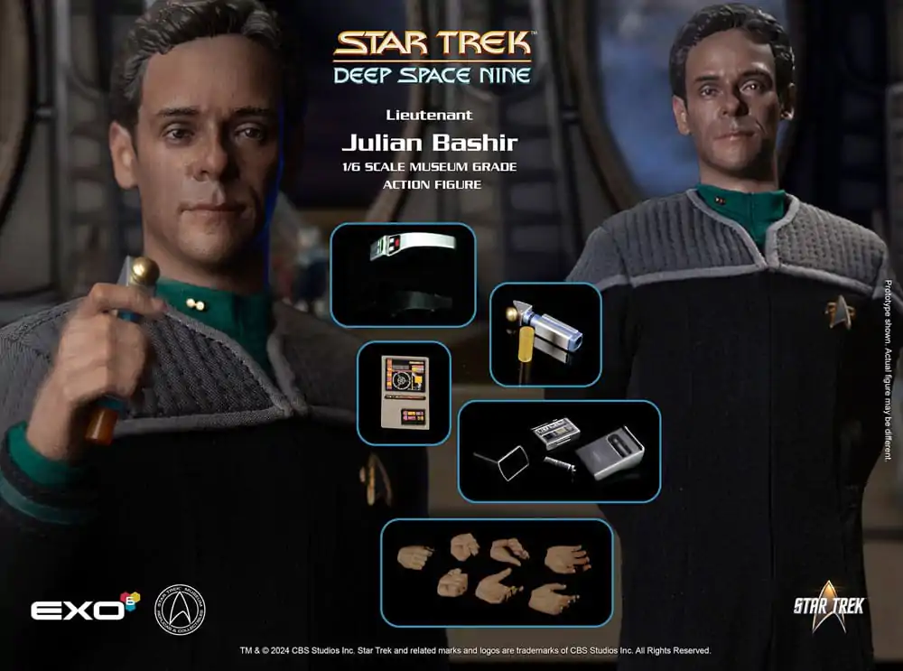 Star Trek: Deep Space Nine Action Figure 1/6 Dr. Julian Bashir 30 cm product photo