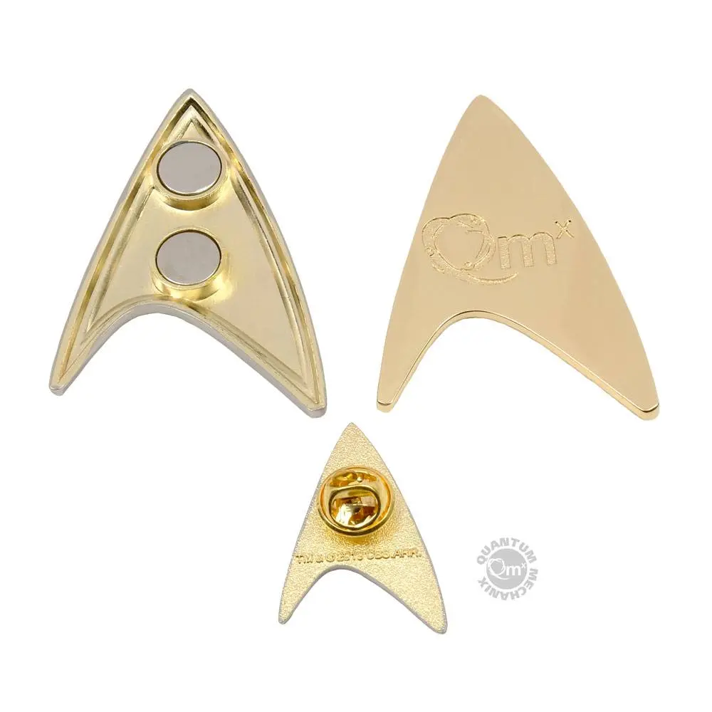 Star Trek Discovery Enterprise Badge &amp; Pin Set Command product photo
