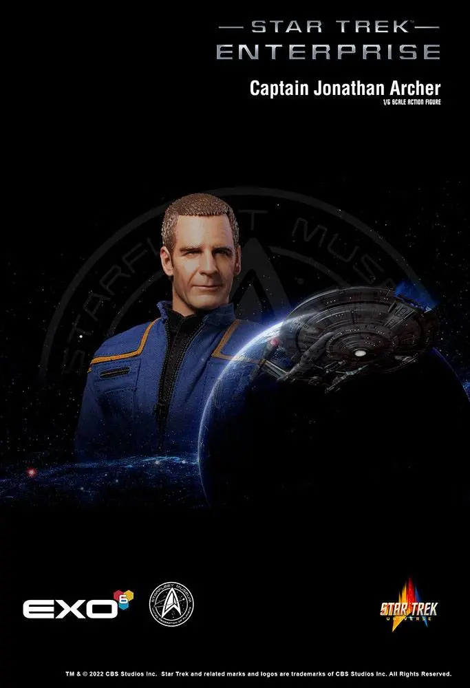 Star Trek: Enterprise Action Figure 1/6 Captain Jonathan Archer 31 cm termékfotó