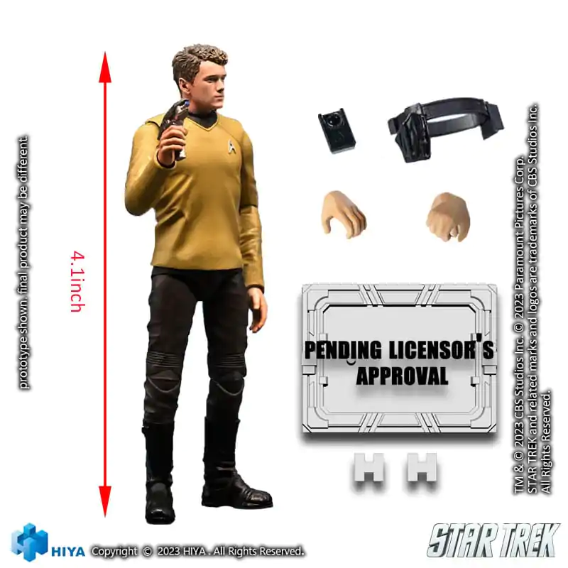 Star Trek Exquisite Mini Action Figure 1/18 Star Trek 2009 Chekov 10 cm termékfotó