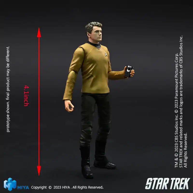 Star Trek Exquisite Mini Action Figure 1/18 Star Trek 2009 Chekov 10 cm termékfotó