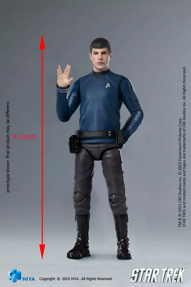 Star Trek Exquisite Mini Action Figure 1/18 Star Trek 2009 Spock 10 cm termékfotó