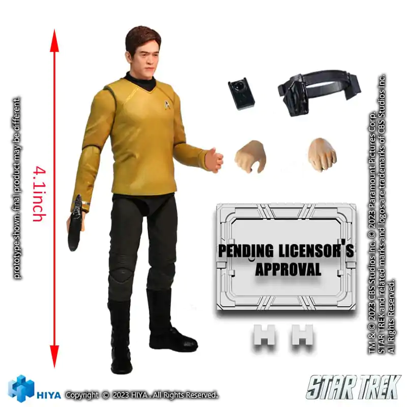 Star Trek Exquisite Mini Action Figure 1/18 Star Trek 2009 Sulu 10 cm termékfotó