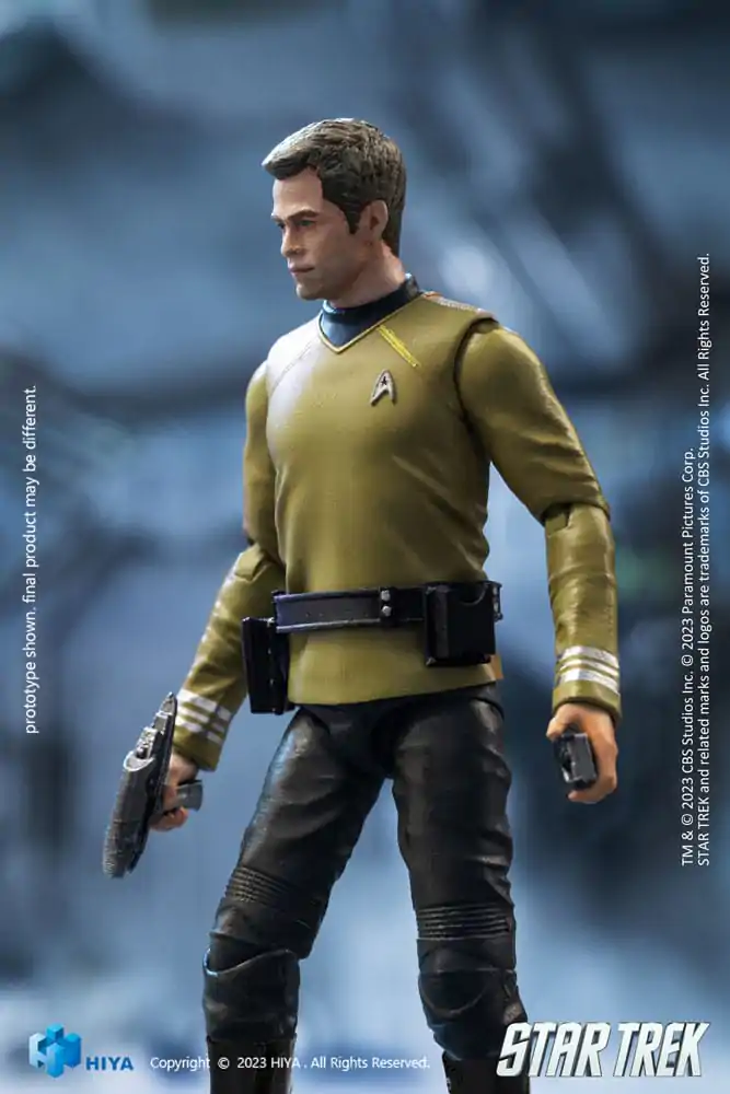 Star Trek Exquisite Mini Action Figure 1/18 Star Trek 2009 Kirk 10 cm termékfotó