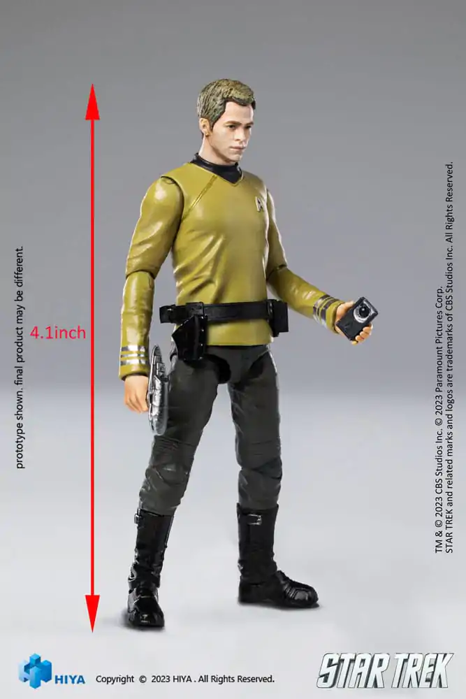 Star Trek Exquisite Mini Action Figure 1/18 Star Trek 2009 Kirk 10 cm termékfotó