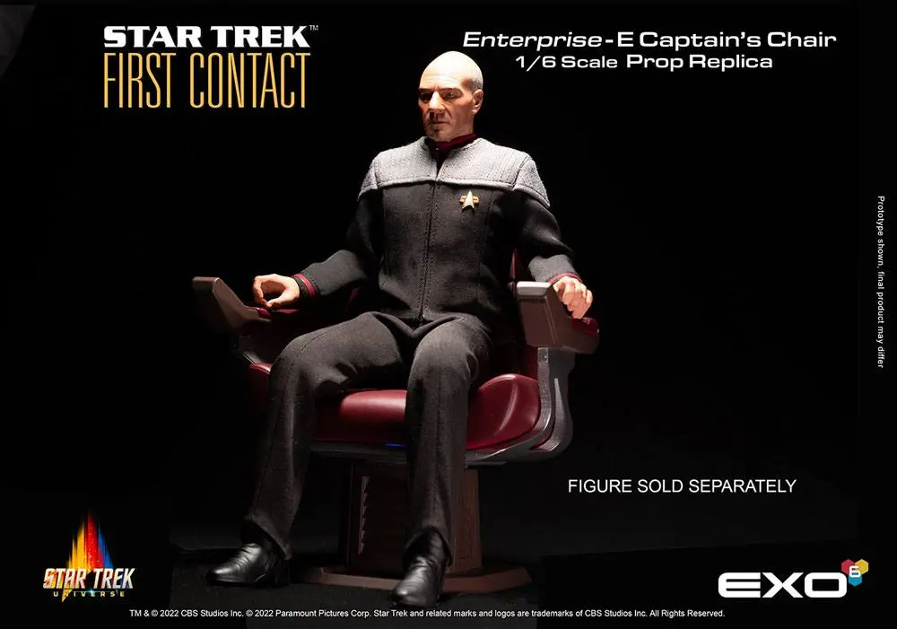 Star Trek: First Contact Replica 1/6 Enterprise-E Captain's Chair 15 cm product photo