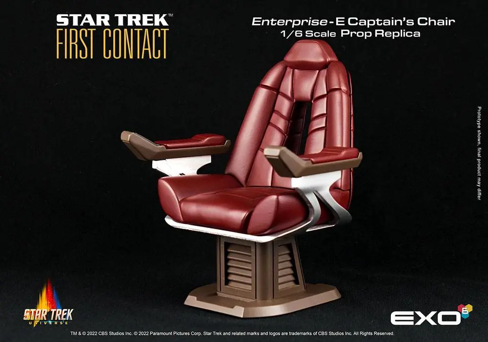 Star Trek: First Contact Replica 1/6 Enterprise-E Captain's Chair 15 cm product photo