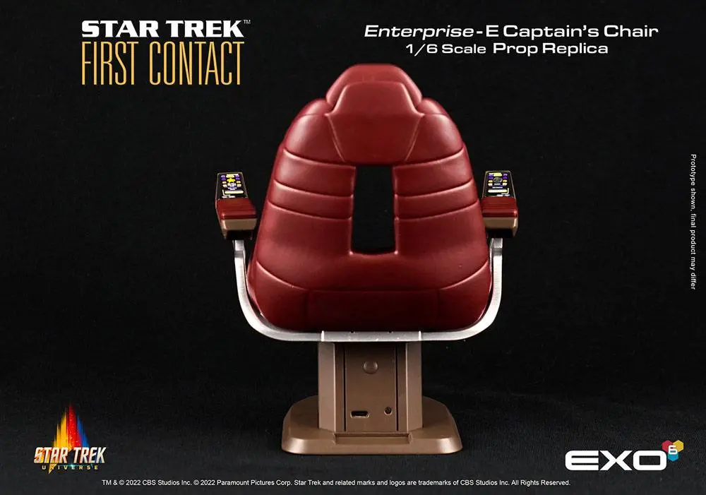 Star Trek: First Contact Replica 1/6 Enterprise-E Captain's Chair 15 cm product photo