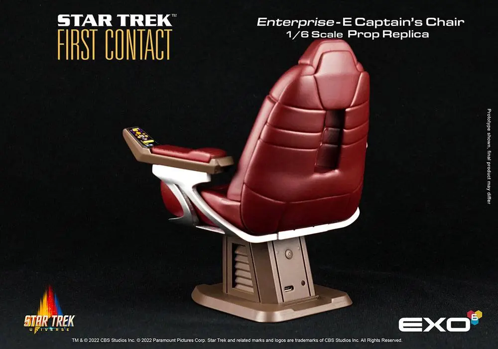 Star Trek: First Contact Replica 1/6 Enterprise-E Captain's Chair 15 cm product photo