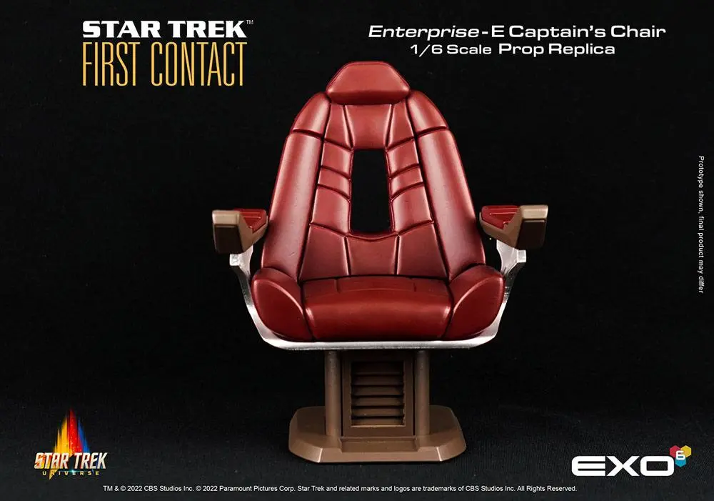 Star Trek: First Contact Replica 1/6 Enterprise-E Captain's Chair 15 cm product photo