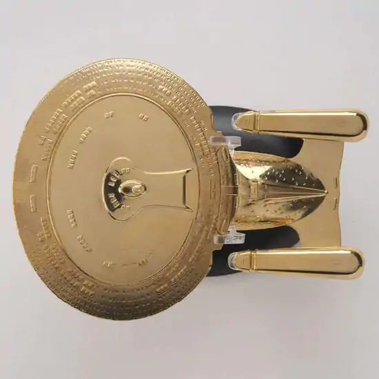 Star Trek: First Contact Diecast Mini Replicas SP 18K Gold USS Enterprise NCC-1701-D product photo
