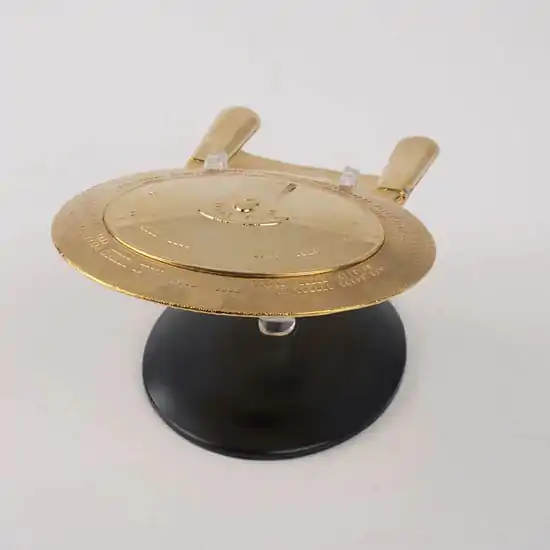 Star Trek: First Contact Diecast Mini Replicas SP 18K Gold USS Enterprise NCC-1701-D product photo