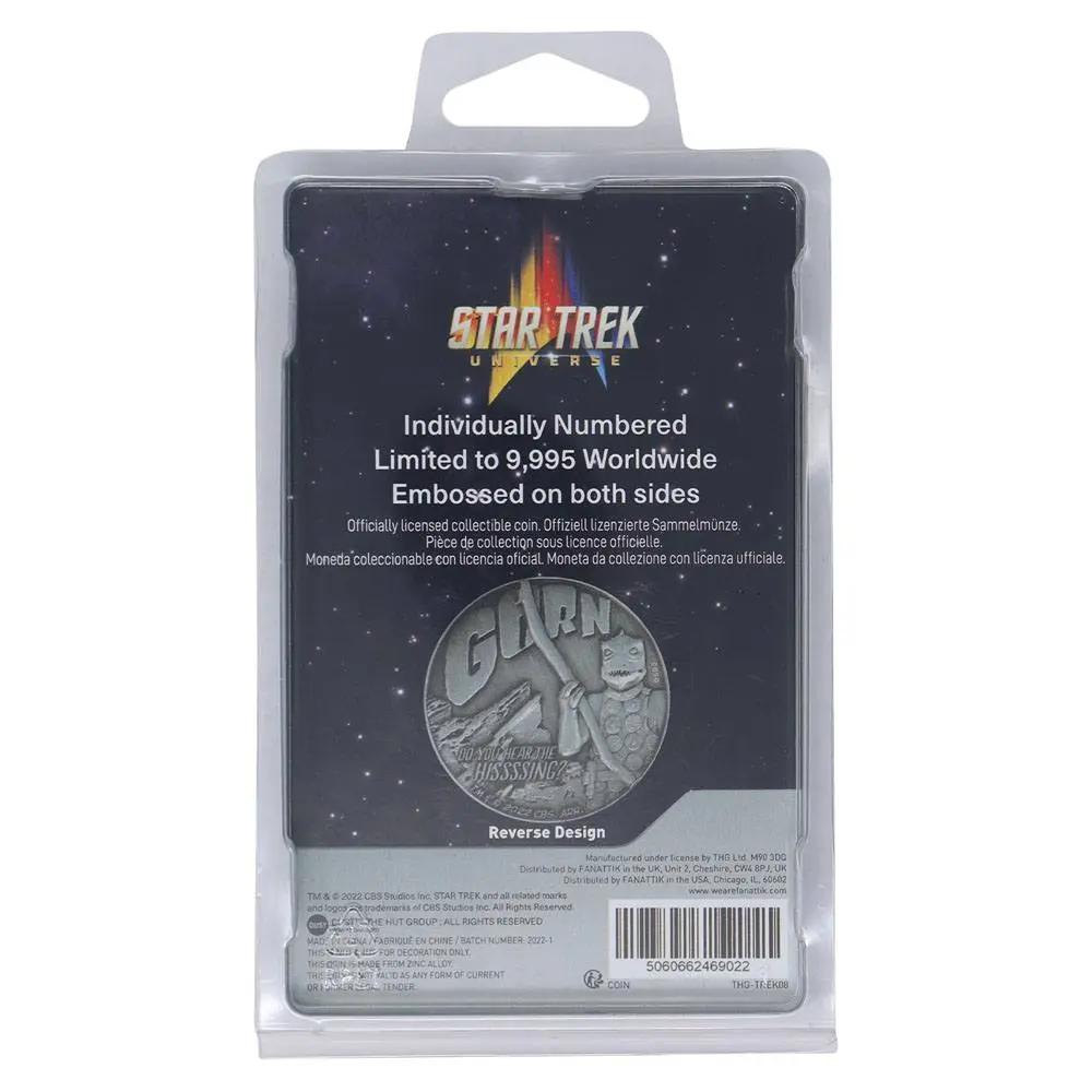 Star Trek Collectable Coin Captain Kirk and Gorn Limited Edition product photo
