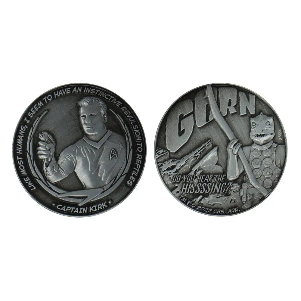 Star Trek Collectable Coin Captain Kirk and Gorn Limited Edition product photo