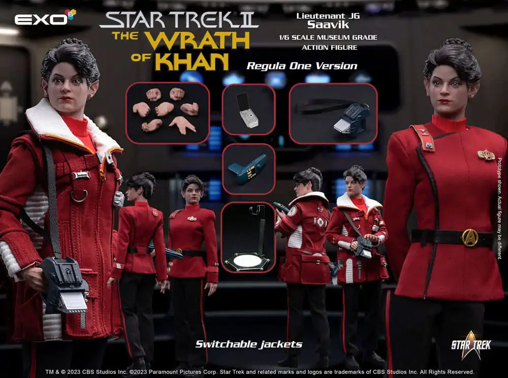 Star Trek II: The Wrath of Khan Action Figure 1/6 Lt. Saavik (Regula One Version) 28 cm product photo