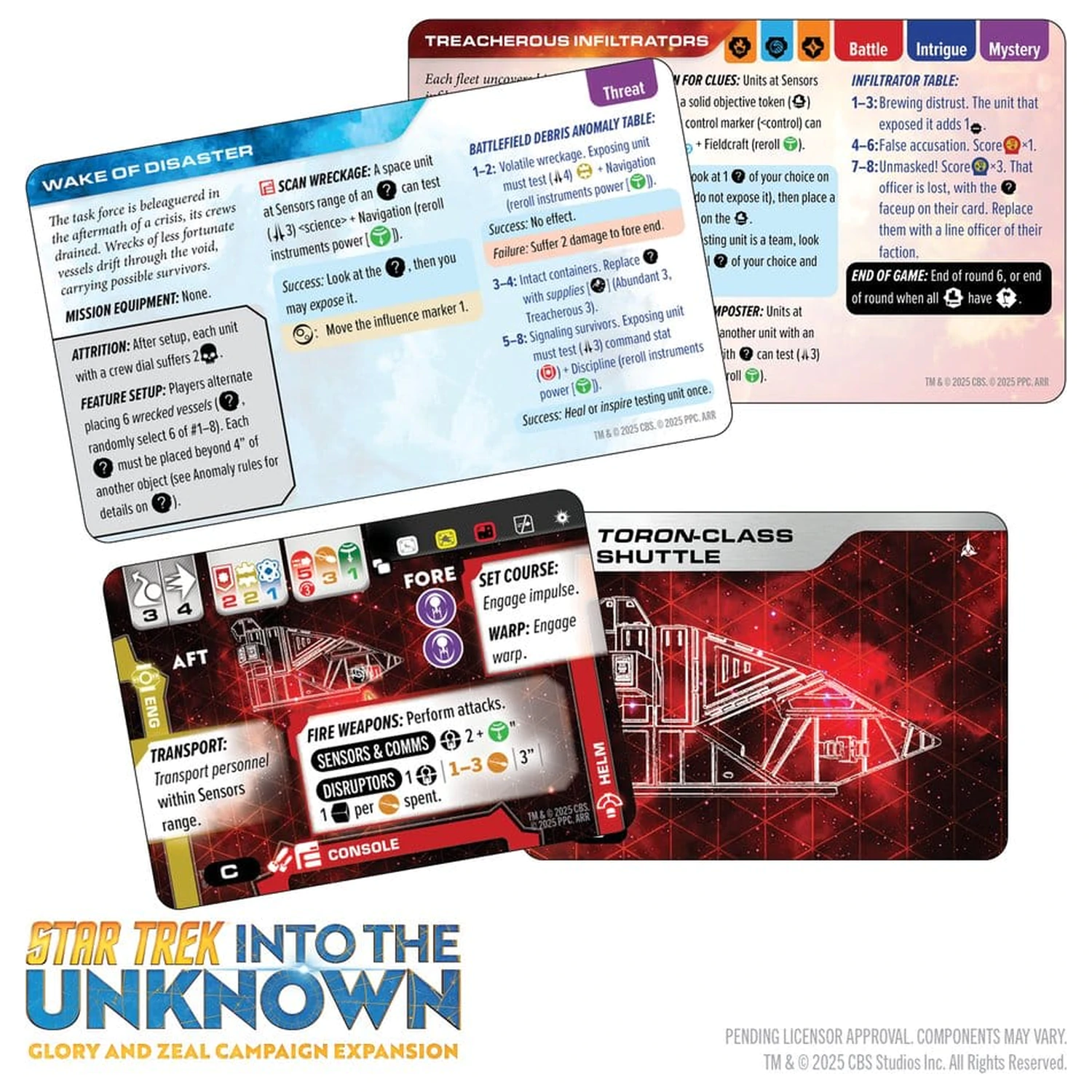 Star Trek: Into the Unknown Miniatures Game Expansion Glory and Zeal *English Version* product photo