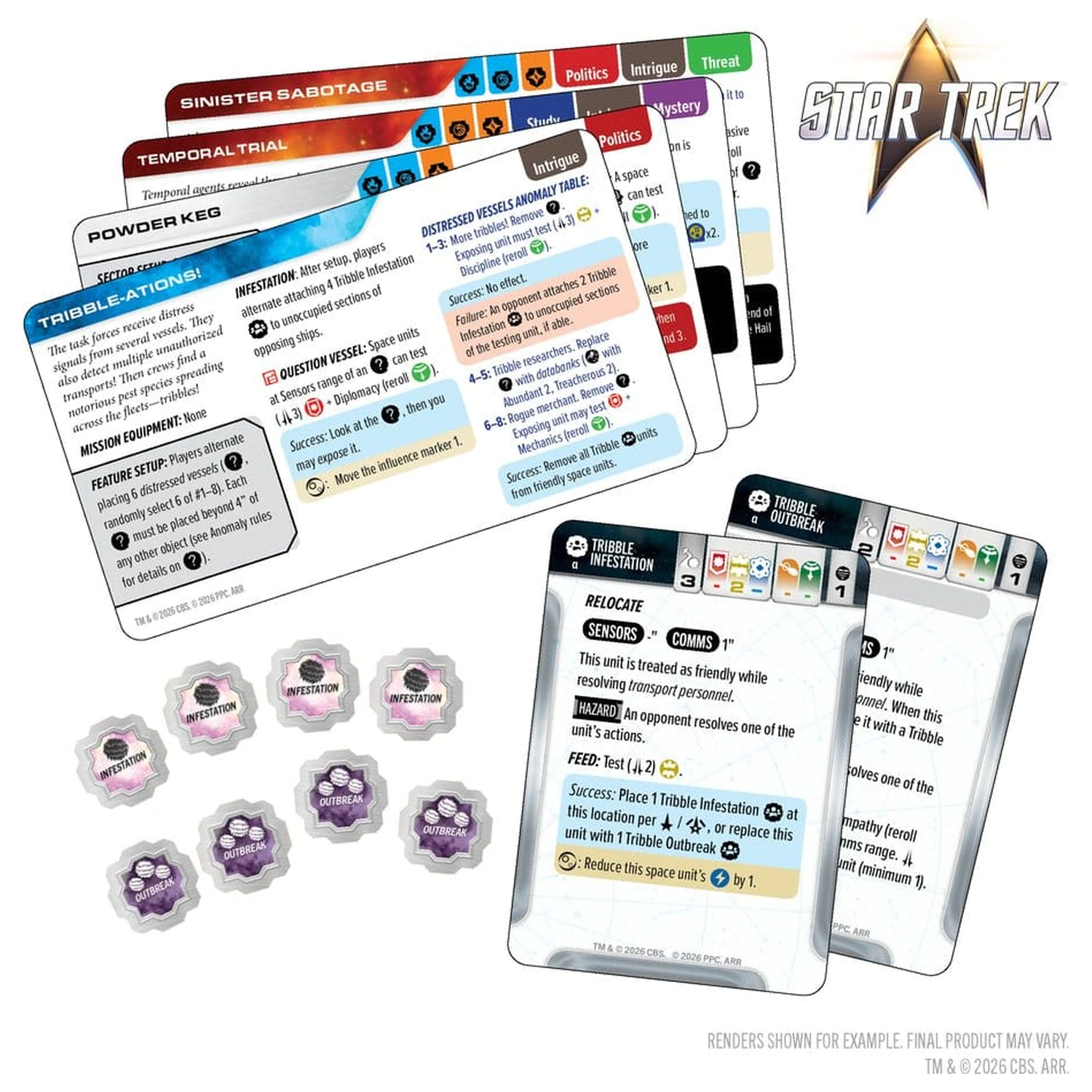 Star Trek: Into the Unknown - Trials and Tribble-ations Card Pack  product photo