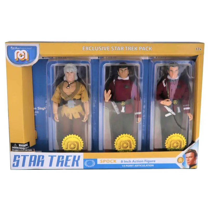 Star Trek Khan, Kirk, Spock pack 3 figures 20cm product photo