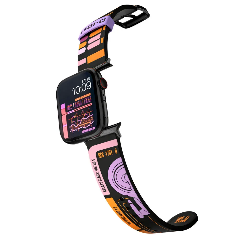 Star Trek LCARS Smartwatch strap + face designs product photo