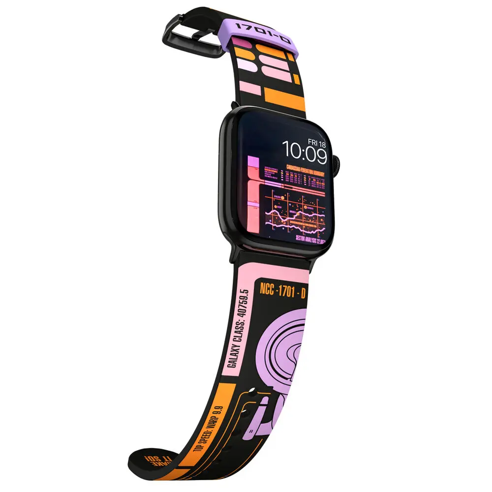 Star Trek LCARS Smartwatch strap + face designs product photo
