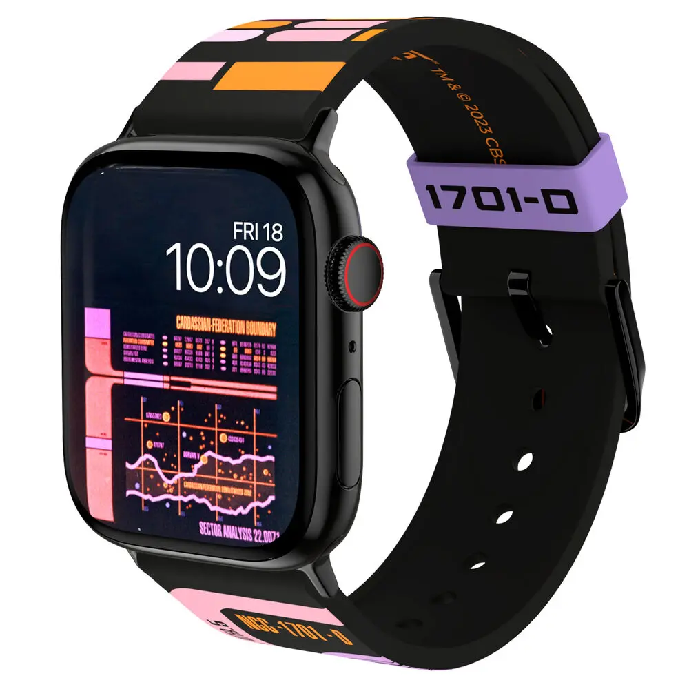 Star Trek LCARS Smartwatch strap + face designs product photo