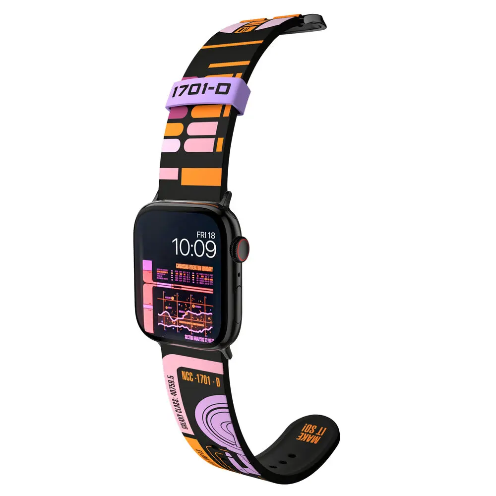 Star Trek LCARS Smartwatch strap + face designs product photo