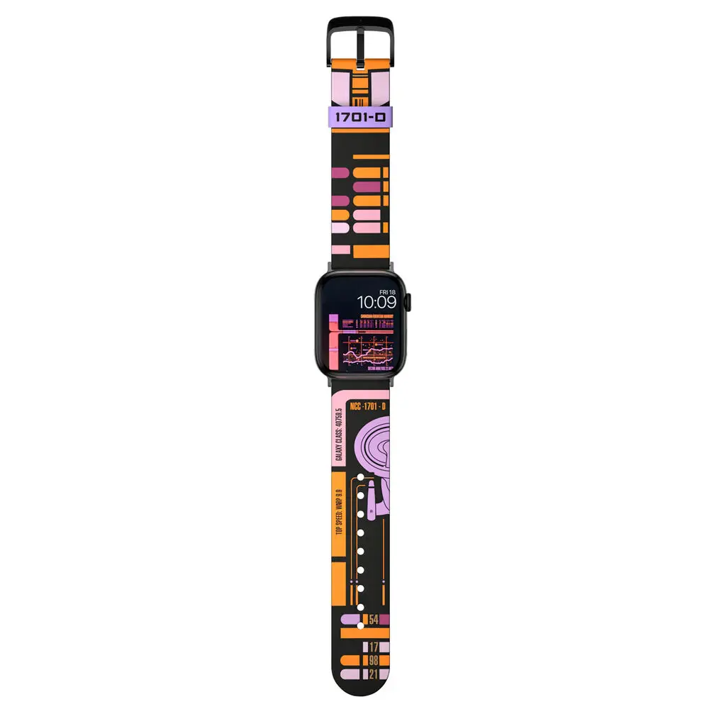 Star Trek LCARS Smartwatch strap + face designs product photo