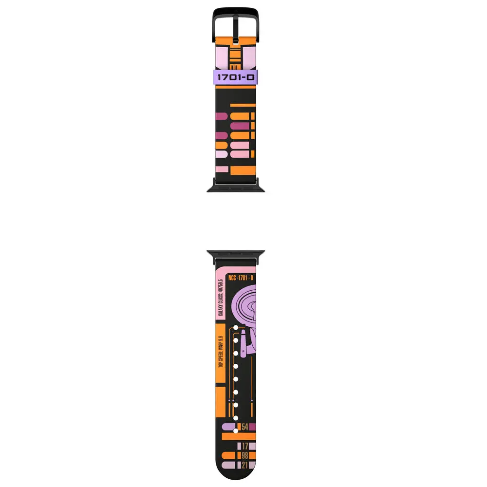 Star Trek LCARS Smartwatch strap + face designs product photo