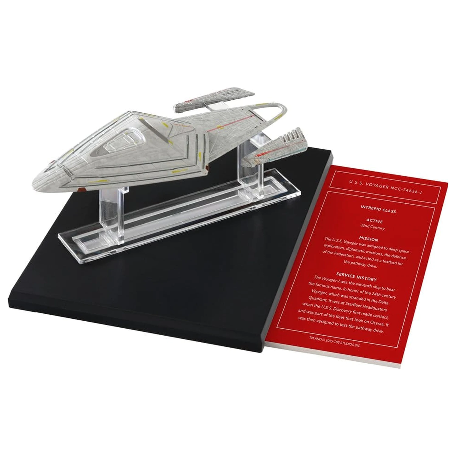 Star Trek Library Die-Cast U.S.S. Voyager NCC-74656-J 10 cm  product photo
