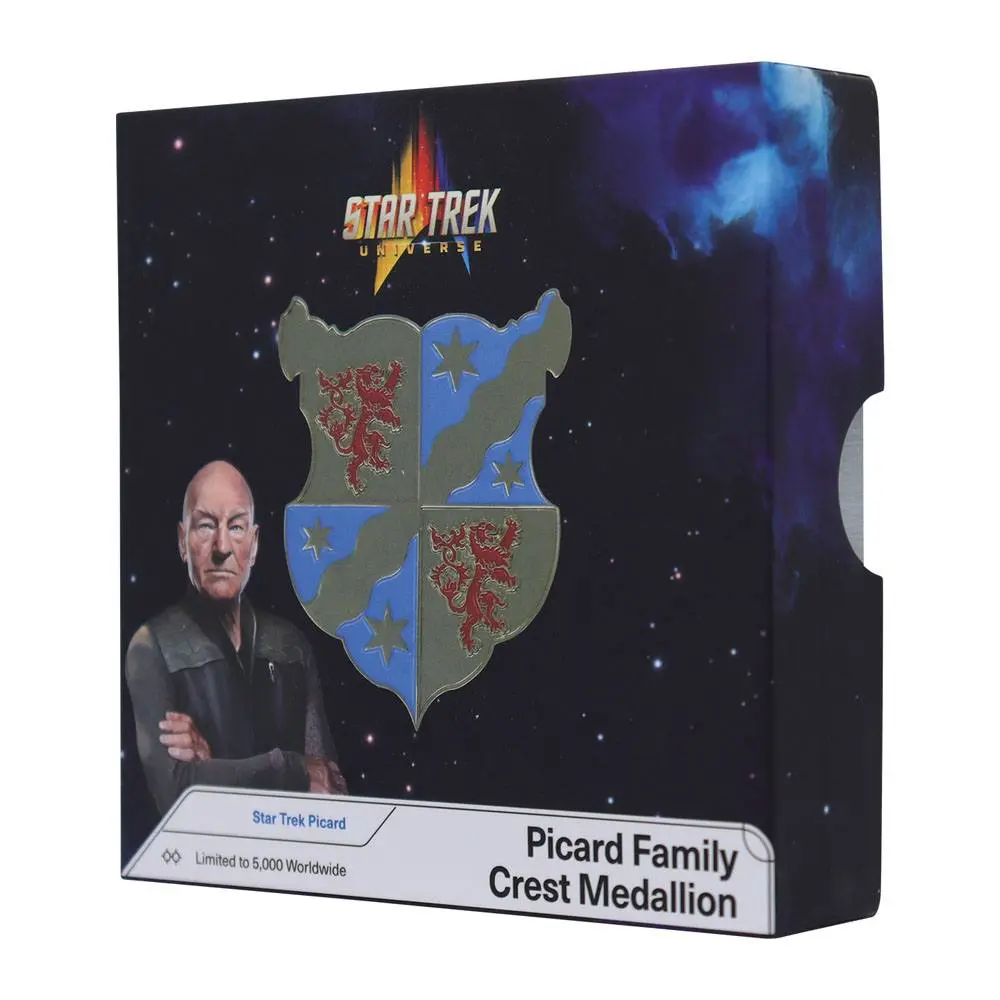 Star Trek Medallion Picard Family Crest Limited Edition product photo