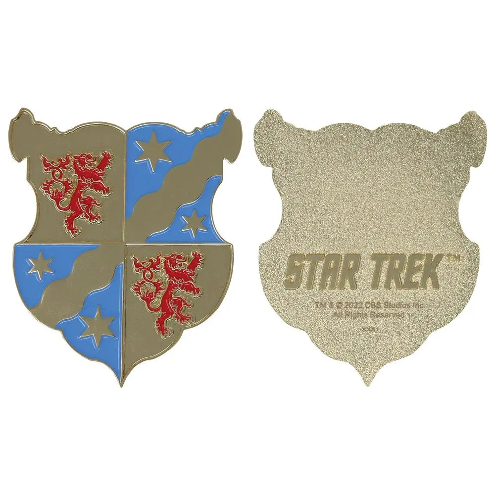 Star Trek Medallion Picard Family Crest Limited Edition product photo