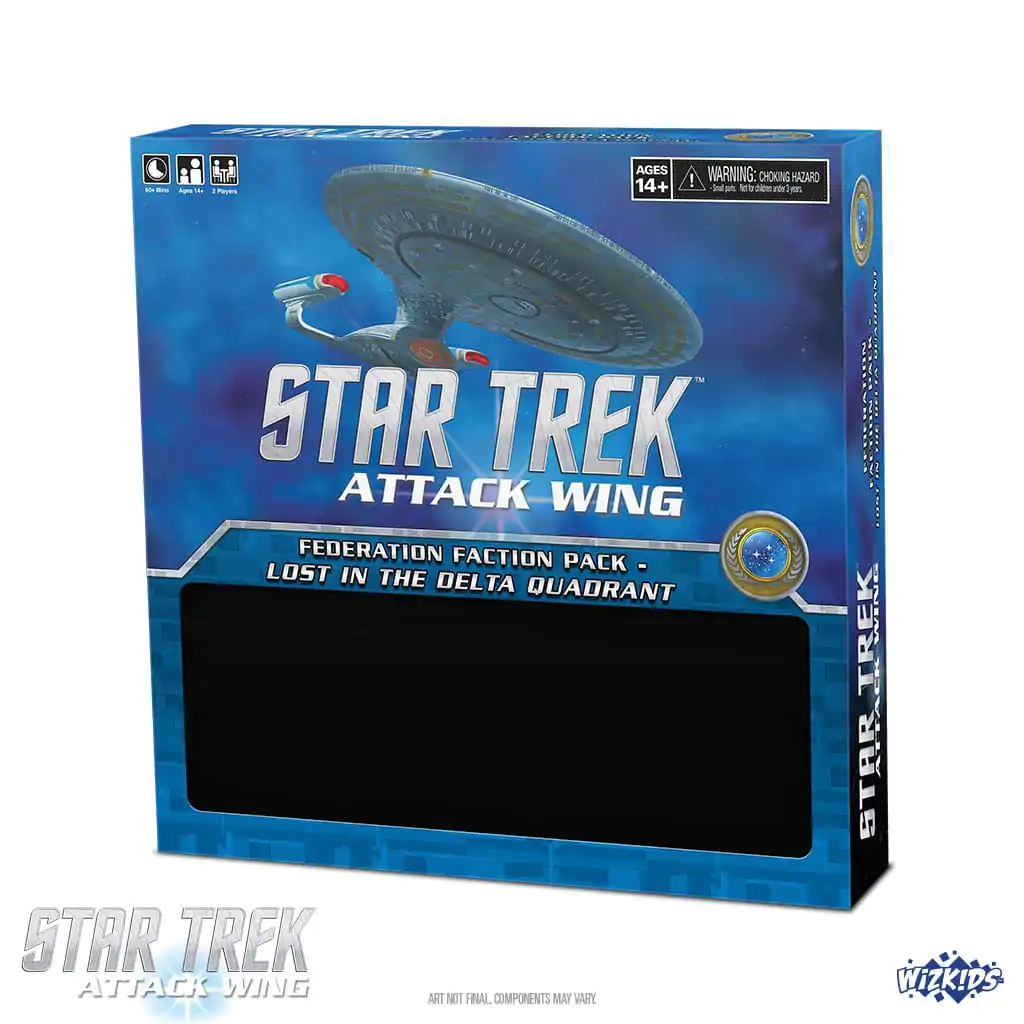 Star Trek Miniatures Game Expansion Attack Wing:Federation Faction Pack - Lost in the Delta Quadrant *English Version* product photo