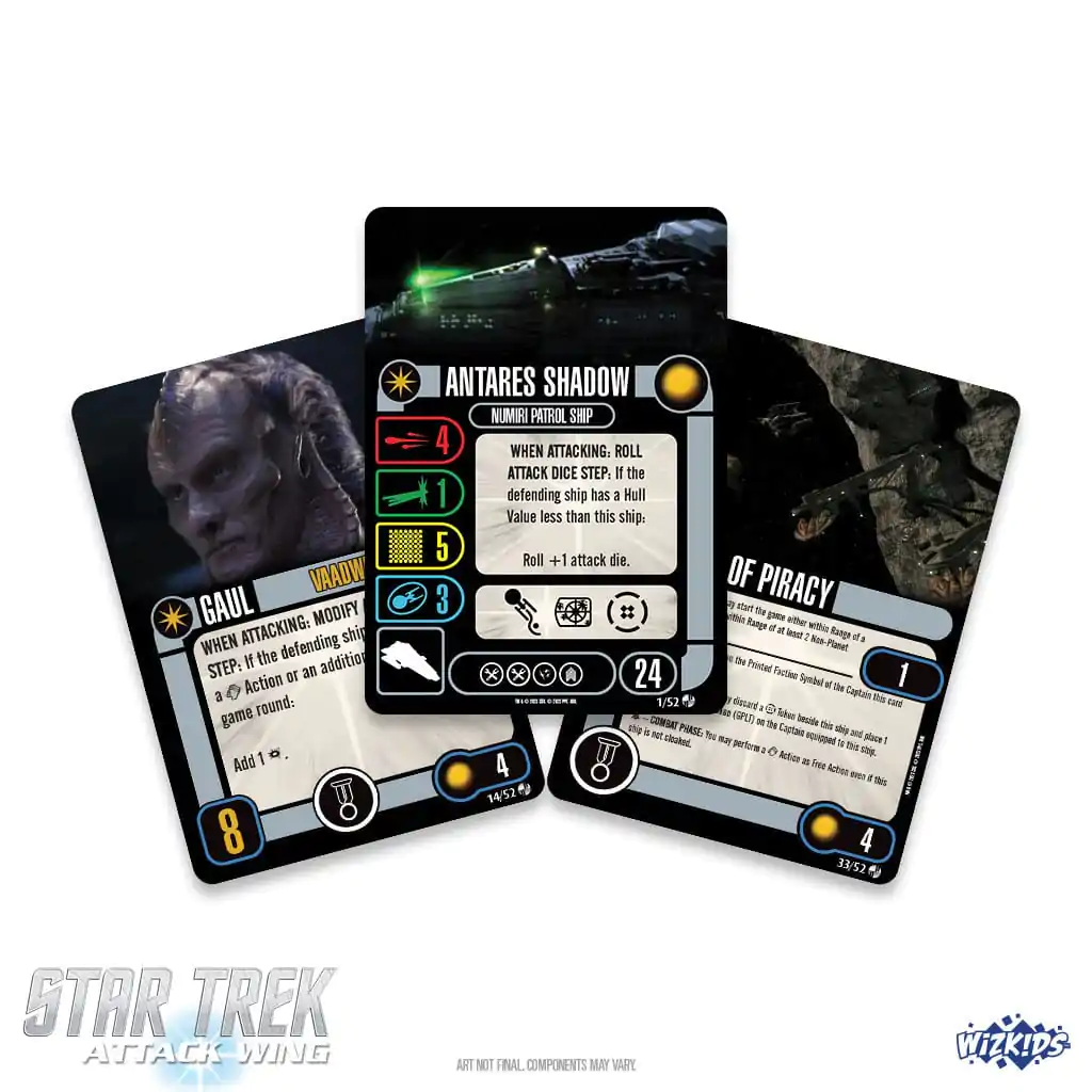 Star Trek Miniatures Game Expansion Attack Wing: Independent Faction Pack - Adversaries of the Delta Quadrant *English Version* product photo