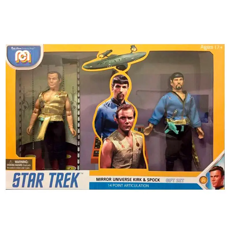 Star Trek Action Figures 2-Pack Mirror Universe Spock & Kirk 20 cm termékfotó