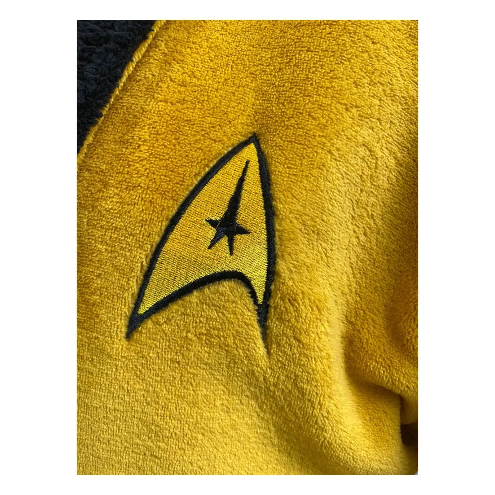 Star Trek Fleece Bathrobe Mustard Kirk product photo