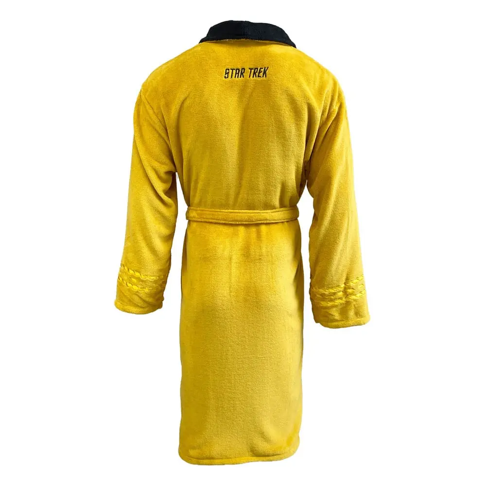 Star Trek Fleece Bathrobe Mustard Kirk product photo