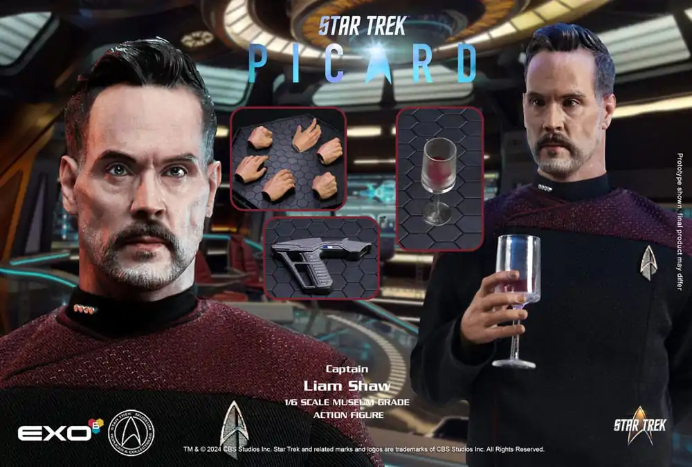 Star Trek: Picard Action Figure 1/6 Captain Liam Shaw 30 cm product photo