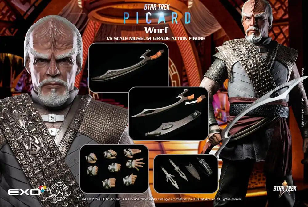 Star Trek: Picard Action Figure 1/6 Worf 30 cm product photo