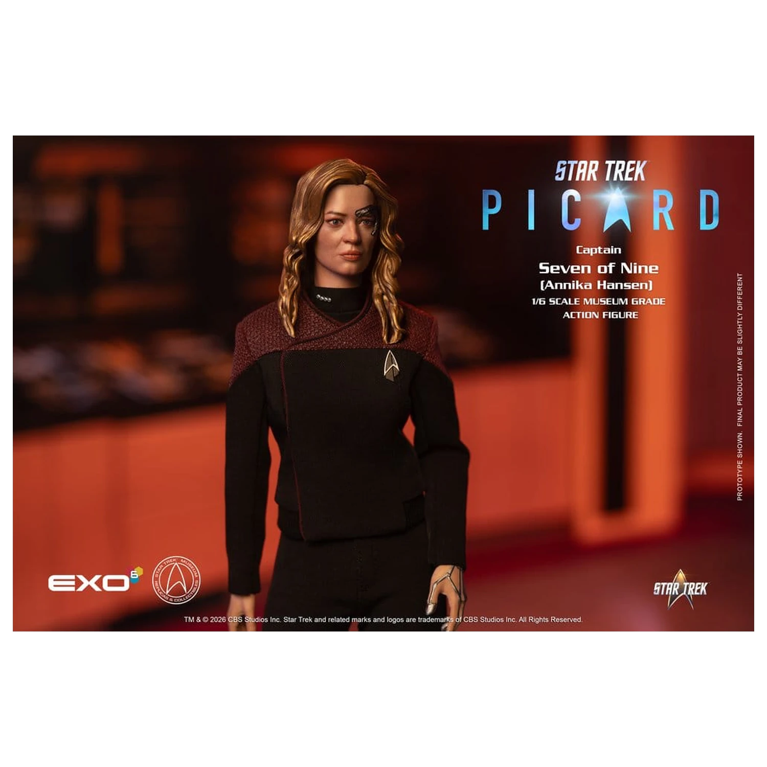 Star Trek: Picard Action Figure 1/6 Captain Seven of Nine 29 cm product photo