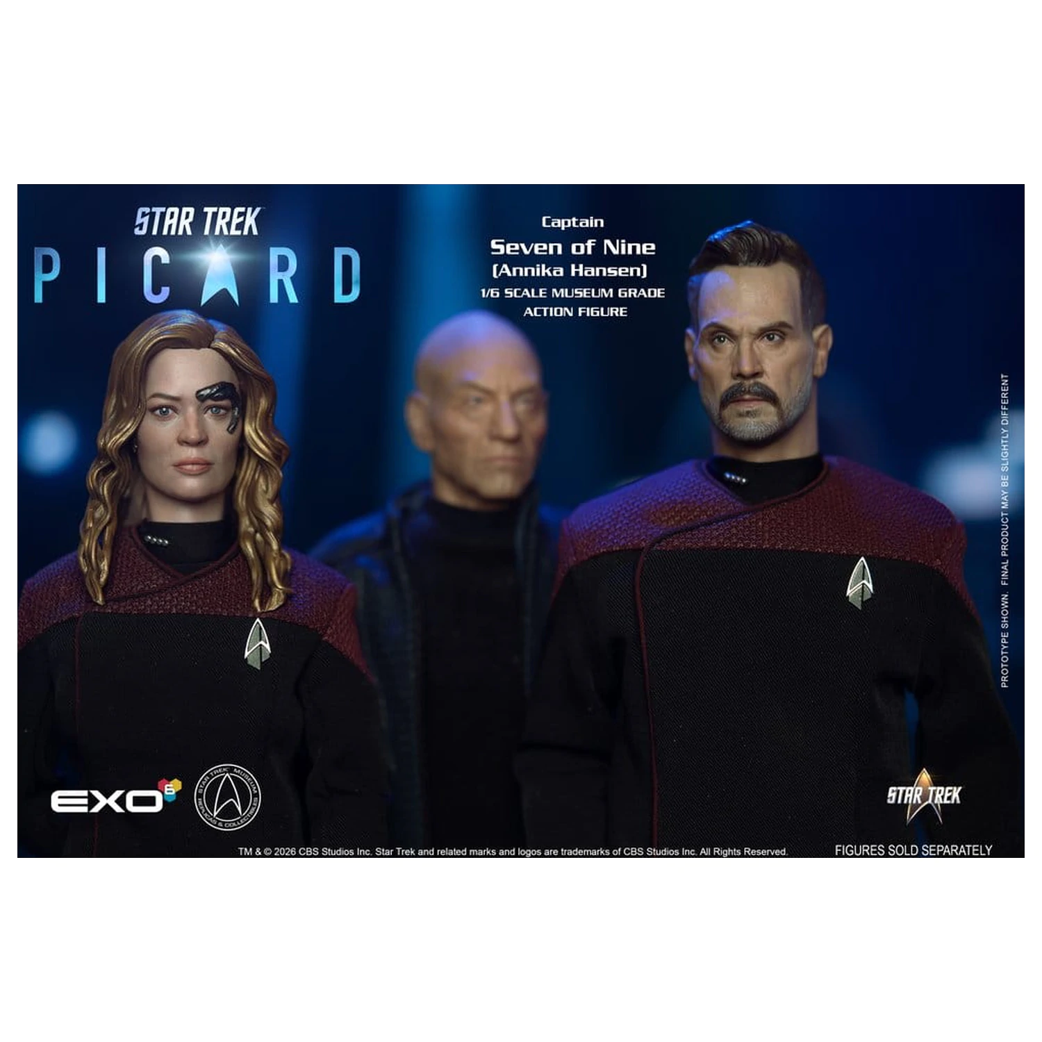 Star Trek: Picard Action Figure 1/6 Captain Seven of Nine 29 cm product photo