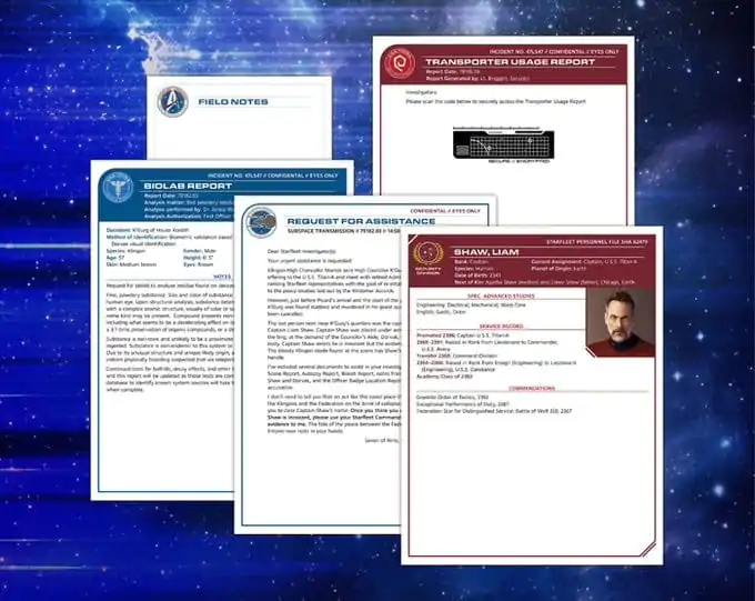 Star Trek Picard Murder Mystery Game Murder on the Titan-A  *English Version* product photo