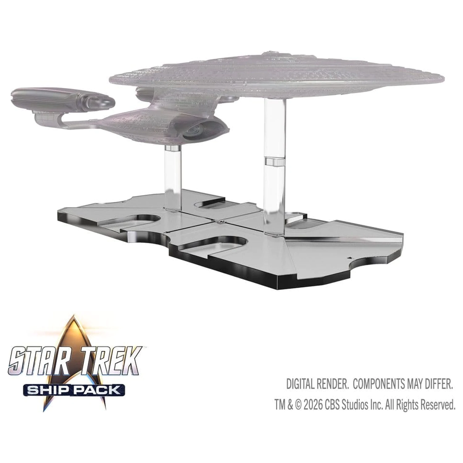 Star Trek Ship Pack Boxed prepainted Miniatures U.S.S. Enterprise - 60th Anniversary Edition 22 cm product photo