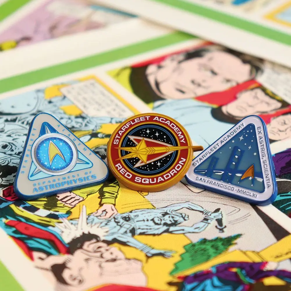 Star Trek Pin Badge Set Starfleet Academy Limited Edition product photo