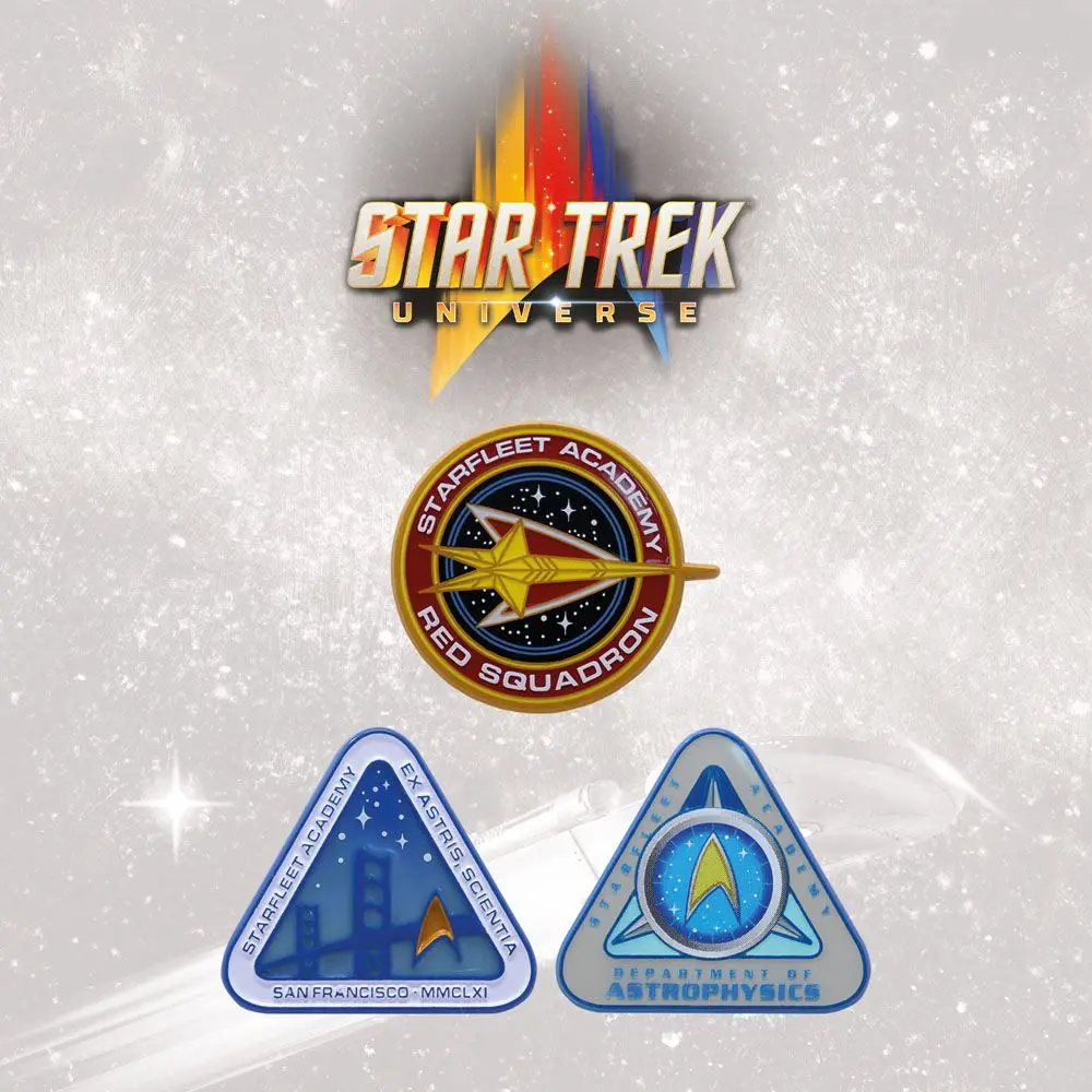 Star Trek Pin Badge Set Starfleet Academy Limited Edition product photo