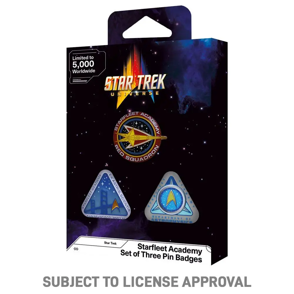 Star Trek Pin Badge Set Starfleet Academy Limited Edition product photo