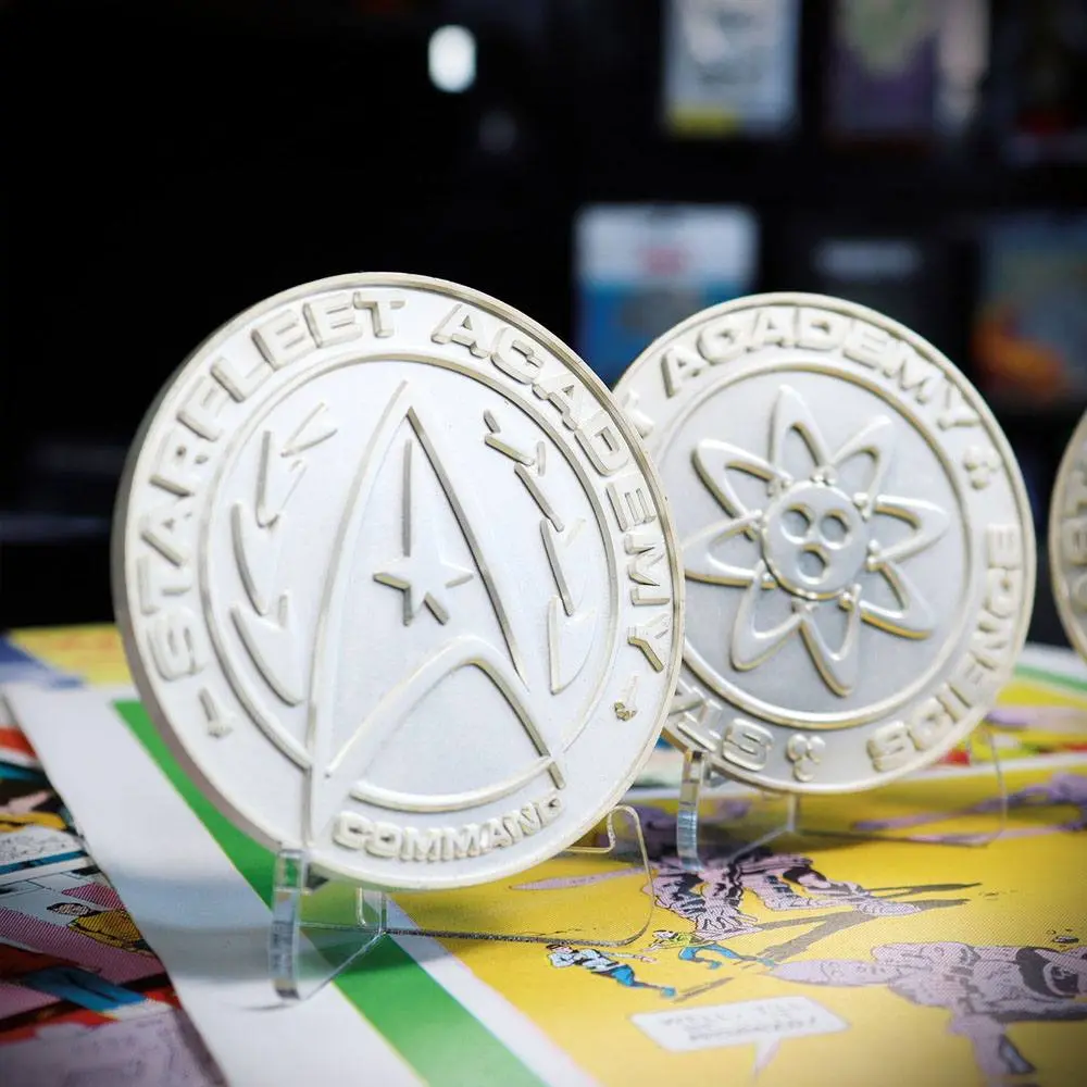 Star Trek Set of 4 Starfleet Division Medallions Limited Edition (silver plated) product photo