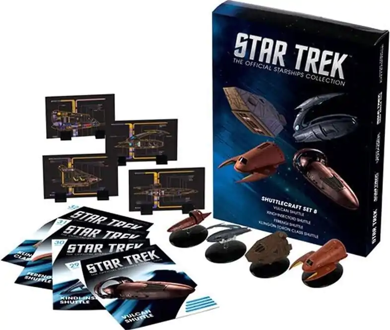 Star Trek Starship Diecast Mini Replicas Shuttle Set 8 termékfotó