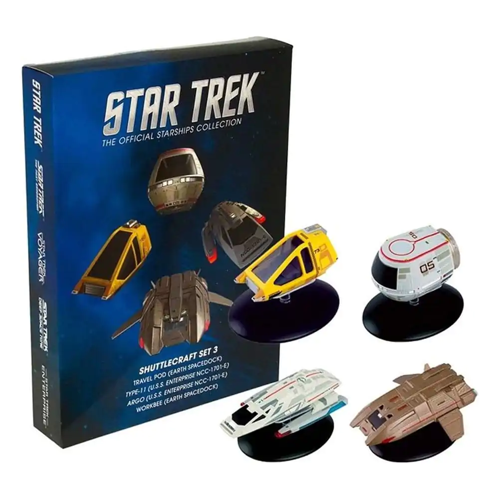 Star Trek Starship Diecast Mini Replicas Shuttle Set 3 termékfotó